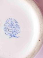 Herendi váza. Jelzett, kézzel festett, hibátlan, m: 14 cm