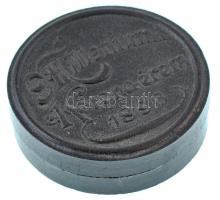 1896KB 1K Ag "Millennium" eredeti, dombornyomott, barna színű "Millenniumi Koronaérem...