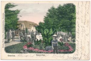 1905 Oravica, Oravita; Bányavölgy, fürdő park. Weisz Félix kiadása / holiday resort (EK)