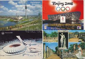 43 db MODERN olimpia témájú képeslap / 43 modern Olympics motive postcards