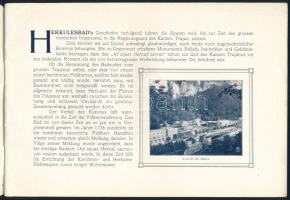 Herkules-fürdő. (Herkulesbad) Bp., én. (cca 1910), Pallas-ny., 30+1 p. Német nyelvű prospektus. Gazd...