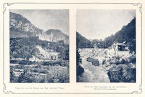 Herkules-fürdő. (Herkulesbad) Bp., én. (cca 1910), Pallas-ny., 30+1 p. Német nyelvű prospektus. Gazd...