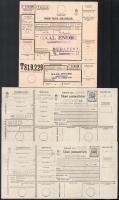 1940-1944 Tábori postai szállítólevél + 2 db használatlan tábori postautalvány