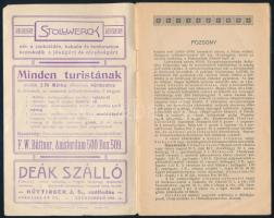 Pozsony. A város idegenforgalmi bizottságának kalauza. Pozsony,én. (cca 1900-1910),Reklamfuchs,(Hung...