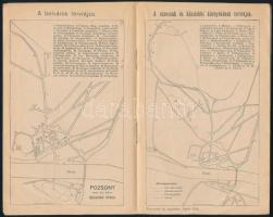 Pozsony. A város idegenforgalmi bizottságának kalauza. Pozsony,én. (cca 1900-1910),Reklamfuchs,(Hung...