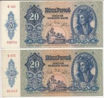 1941. 20P (2x) T:AU  Adamo P12