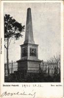 1905 Piski, Simeria; Bem szobor. Főző József kiadása / monument (EK)