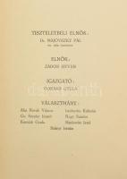 A Magyar Rézkarcoló Művészek Egyesülete kiállításának katalógusa. 1931. március hó. Bp., 1931, Vészi...