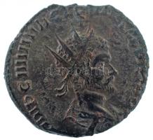 Római Birodalom / Siscia / Quintillus 270. Antoninianus bronz (2,79g) T:XF ezüstözés nyomai  Roman Empire / Siscia / Quintillus 270. Antoninianus bronze "IMP CM AVR CL QVI[NTILLVS AVG] / VIRTVS [AVG]" (2,79g) C:XF silvering marks RIC V 35