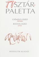 2 db DEDIKÁLT/aláírt könyv: Tvsztár-paletta. Gyémánt László festményei, Bodor László riportjai. Bp.,...
