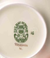 Zsolnay pillangó mintás ékszeres tálka. Jelzett, hibátlan, d: 8,5 cm