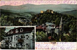1904 Badenweiler, Badewiler; Pension / hotel, castle (Rb)