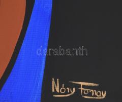 Forray Nóry (1968-): Ikon., 2024. Akril, vászon, jelezve jobbra lent. Hátoldalán autográf felirattal...