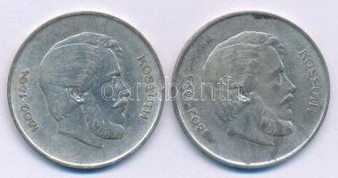 1947. 5Ft Ag "Kossuth" (2x) T:VF,F patina Adamo F8.1