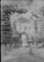 cca 1930 Jászvásár, Románia, városképek, életképek, kis doboznyi vegyes fotónegatív, 9×12 cm / Iasi,...