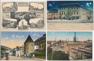 41 db RÉGI külföldi város képeslap vegyes minőségben: főleg olasz és osztrák / 41 pre-1945 European town-view postcards in mixed quality: mostly Italy and Austria
