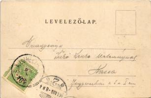 1904 Nagyszalánc, Nagy-Szaláncz, Szalánc, Salanc, Slanec; Izra tó / lake (EB)