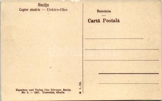 Resicabánya, Resita; Cuptor electric / Elektro Ofen / vasgyár belső, elektromos olvasztók / iron wor...