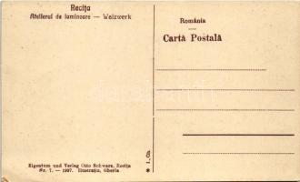 Resicabánya, Resita; Atelierul de laminoare / Walzwerk / vasgyár belső, hengermű / iron works, facto...