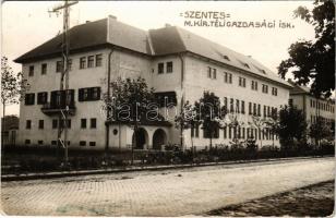 1942 Szentes, M. kir. gazdasági iskola. photo (EK)