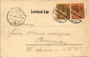 1902 Zólyom, Zvolen; Fő utca. Nagy László kiadása / main street (EK)