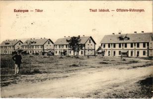 1911 Esztergom-Tábor, Tiszti lakások. Kaufmann Ferenc kiadása (EB)