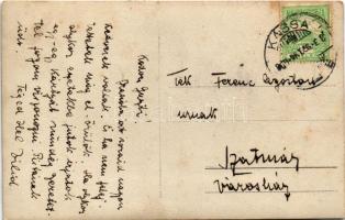 1909 Kassa, Kosice; hivatalnokok: Faragó, Bársony, Virányi, Bartha és Majthényi / officers. photo (f...