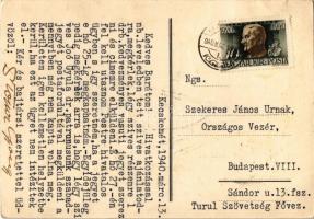 1940 Turul Szövetség propagandalapja / Hungarian university youth organization propaganda (fl)