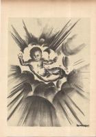 Ruzicskay György (1896-1993) Kőnyomat-papír 23x31 cm