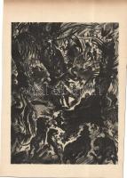 Ruzicskay György (1896-1993) Kőnyomat-papír 23x31 cm