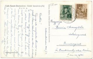 1943 Csíkszentdomokos, Sandominic; Gobé tanulmányfej. Andory Aladics Zoltán mérnök felvétele / Trans...