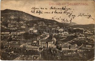 1901 Selmecbánya, Schemnitz, Banska Stiavnica; (Rb)