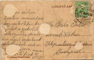 1911 Esztergom-Tábor, Cs. és kir. gyakorlótábor. Kaufmann Ferenc kiadása / K.u.k. Übungslager (Rb)