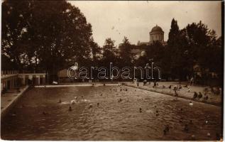 1929 Esztergom, fövenyfürdő, strand (fl)