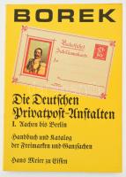 BOREK: Német magánposták bélyegei és díjjegyesei I. kötet, Aachen-Berlin