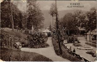 1907 Vihnye, Vyhne; Felső park. Joerges Á. özv. és fia kiadása / spa park (EK)