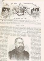 1866 Vasárnapi Ujság XIII. évf. 4-52. számai egybefűzve, 1866. jan. 28. - dec. 30. (közel teljes évf...