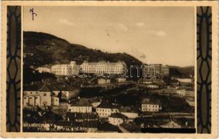 Selmecbánya, Schemnitz, Banská Stiavnica; Főiskolai paloták. Joerges kiadása 1913. / college palaces, school