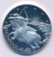 Kósa István (1953-) "Millecentenárium 896-1996 - Árpád fejedelem / Honfoglalás" fém emléké...