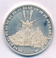 Lapis András (1942-) / Szabó Géza (1939-2018) 1992. "Feszty-Körkép ezüst éremsor - Árpád Vezér ...