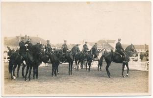 Nagyszeben, hermannstadt, Sibiu; román katonák lovakkal / Romanian military, soldiers on horseback. Emil Fischer photo (fl)