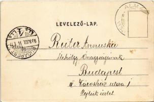 1903 Balaton, Halászat III. rész, a háló kivetése. Ellinger Ede fényképész felvétele (EK)