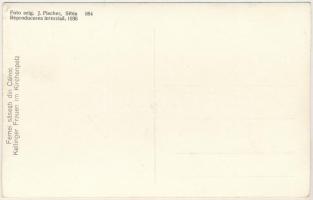 Kelnek, Calnic, Kelling (Fehér megye, Judetul Alba); Femei sasesti / Kellinger Frauen im Kirchenpelz...