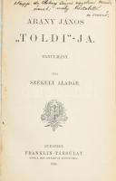 Székely Aladár: "Arany János "Toldi"-ja. A szerző, Székely Aladár jogi doktor, a buda...