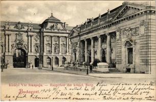 1904 Budapest I. Királyi vár főkapuja (EK)