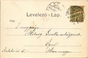 1904 Budapest I. Királyi vár főkapuja (EK)