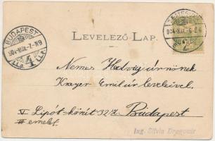 1904 Temesvár, Timisoara; XV. Országos Dalünnepély versenycsarnoka. 1903. augusztus 20-24. Kossák Jó...
