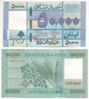 Libanon 2011-2019. 50.000L + 2020. 100.000L T:UNC
Lebanon 2011-2019. 50.000 Livres + 2020. 100.000 ...