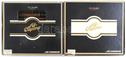 2 doboz megkezdett Al Capone szivar, összesen 22 darab szivarral