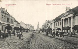 Nagyszombat Ferenc Rákóczi street with hospital (EB)
